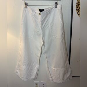 Robert Rodriguez Women's White Wide-Leg Pants